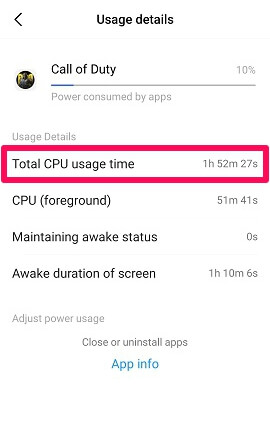voir le temps d'écran android