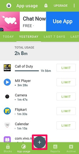 gérer le temps d'écran avec le système d'horloge