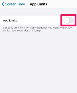 activer la limite d'ajout