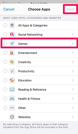 Choisir une catégorie