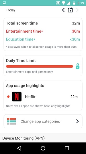 application gratuite de contrôle parental pour iPhone - ZenScreen Screen Time