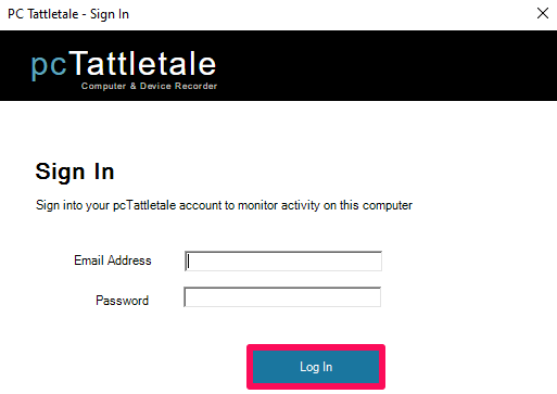 pctattletale se connecter au pc cible
