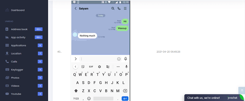 conversation privée en ligne