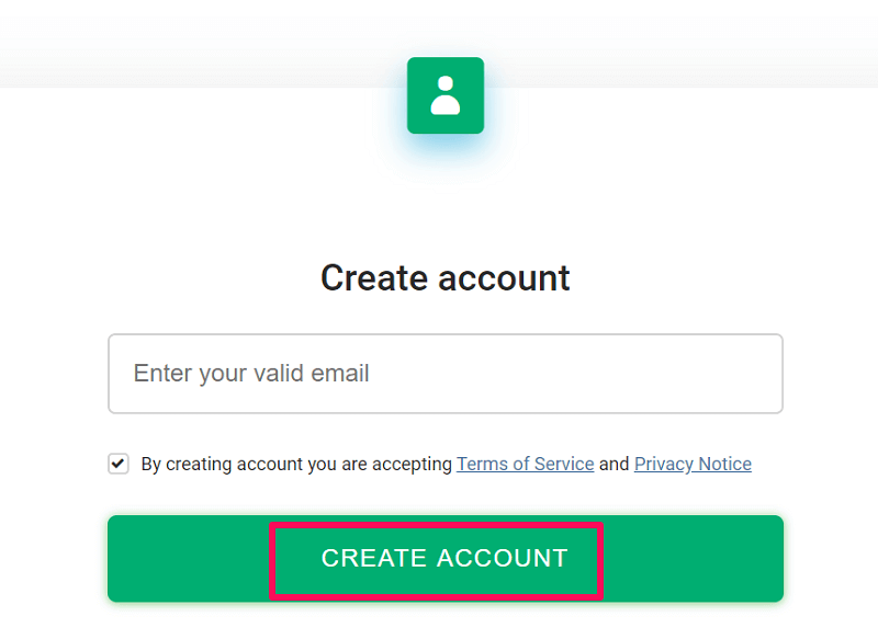 mail pour création de compte