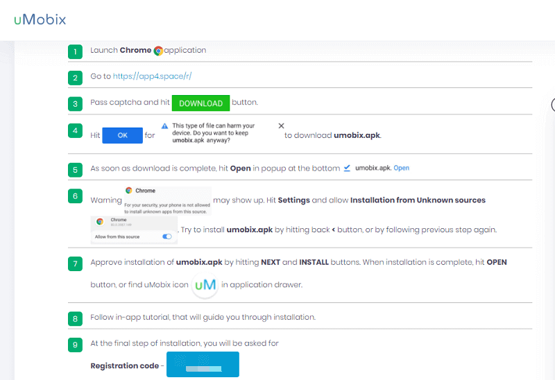 instructions de configuration