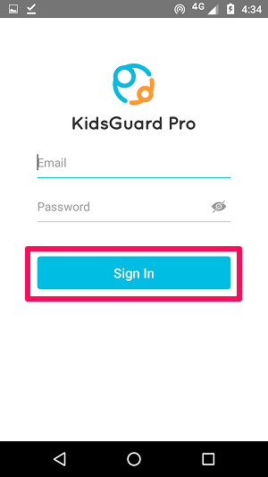 Connexion Kidsguard Pro