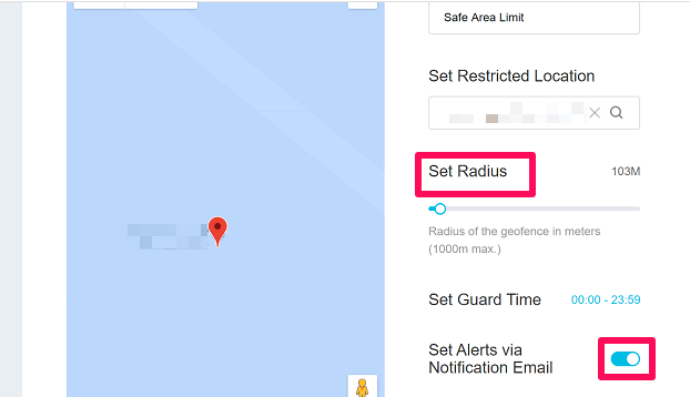Comment configurer la clôture géographique