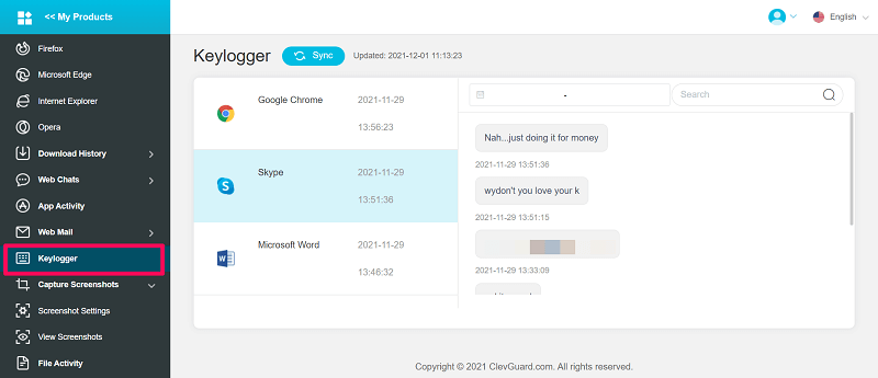 suivre les e-mails et les chats des employés