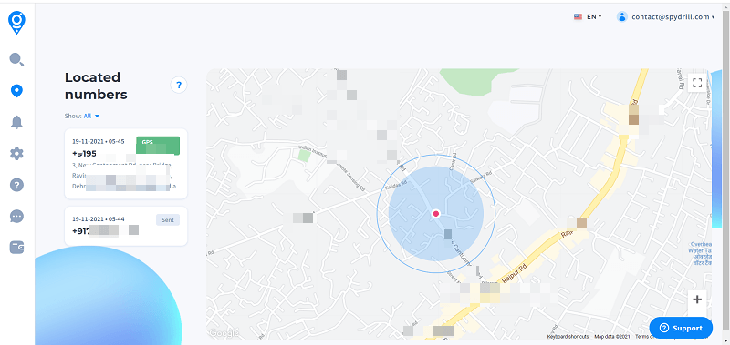 suivre l'emplacement du téléphone par numéro de mobile