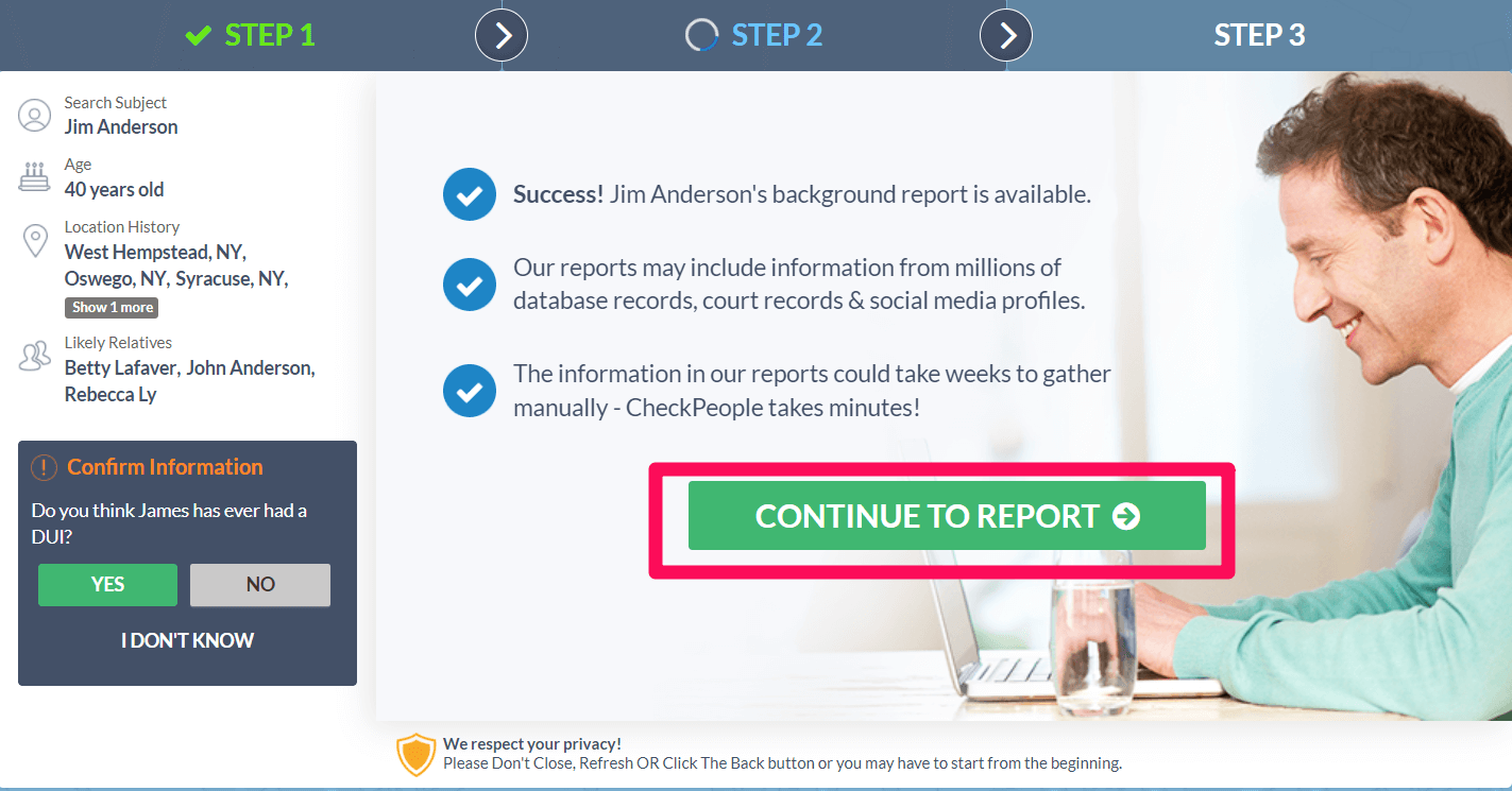 continuer à signaler