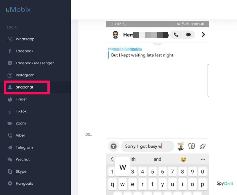Voir à qui ils envoient des SMS