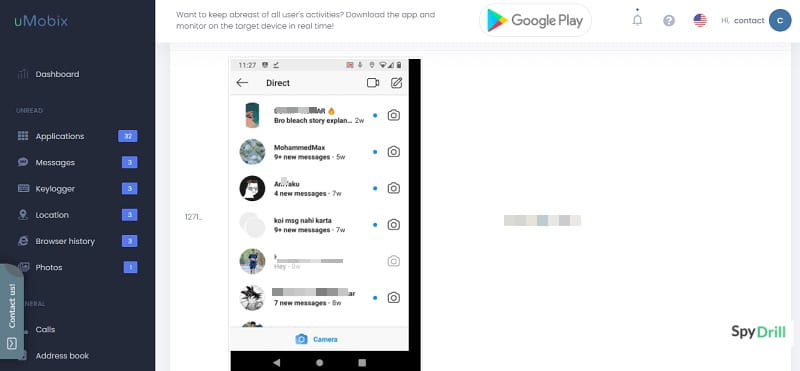 lire les textes instagram