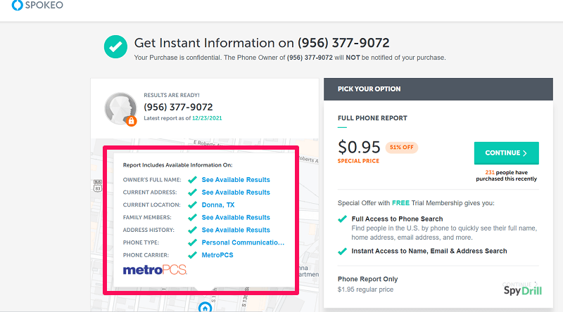 recherche inversée de téléphone