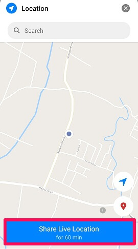 suivre l'emplacement de quelqu'un via Facebook Messenger