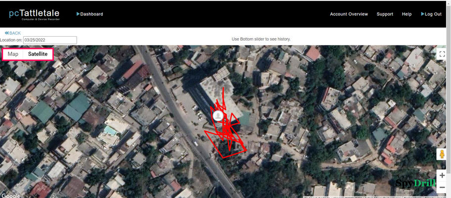 emplacement de la piste