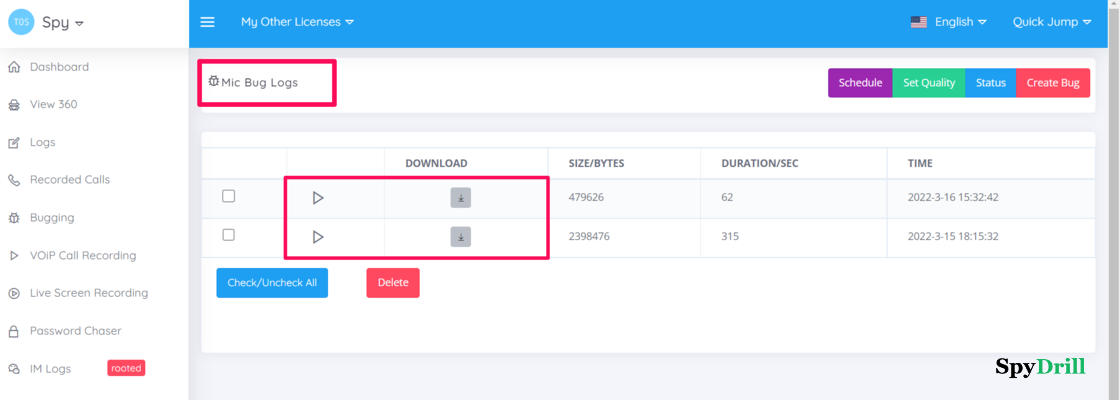 écouter une conversation dans une autre pièce
