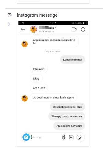 hoverwatch de suivi des messages instagram