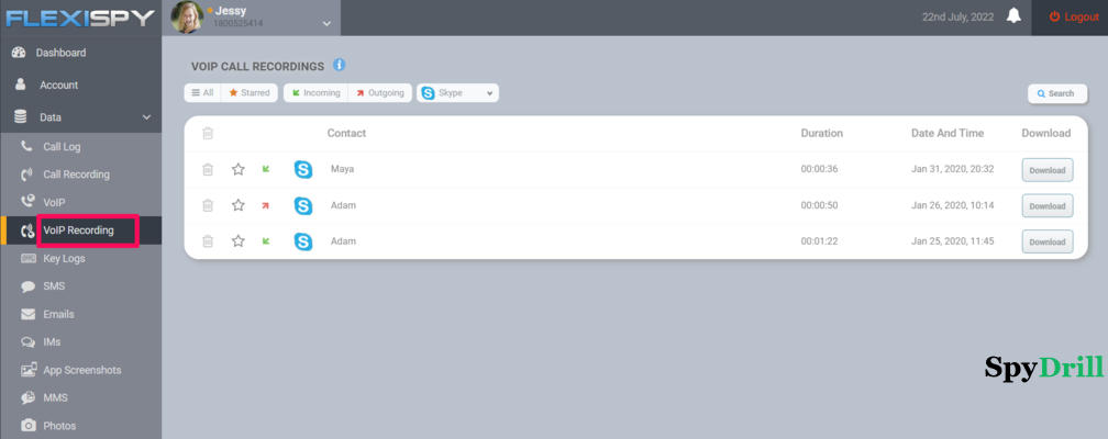 pirater des conversations skype