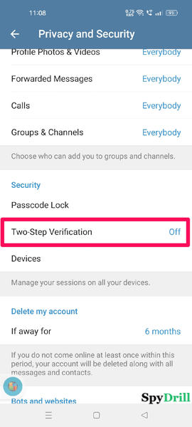 pirater un télégramme
