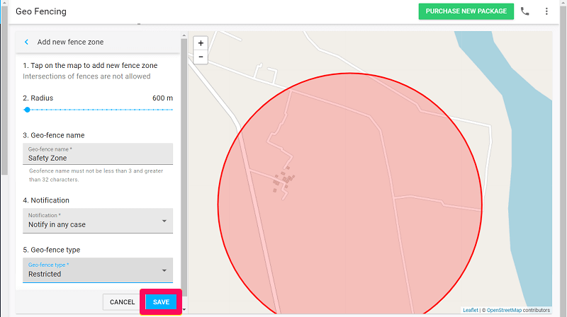 configurer le geofencing sur mspy