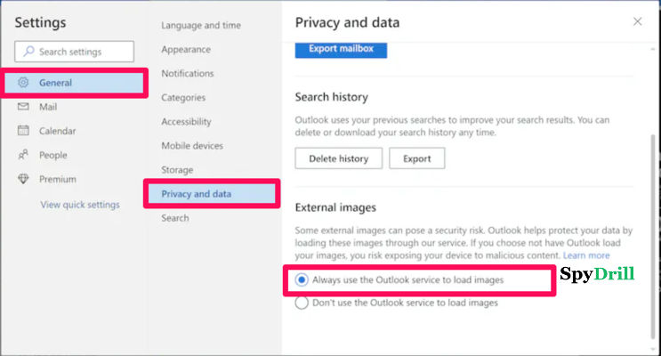 Outlook peut-il vous espionner
