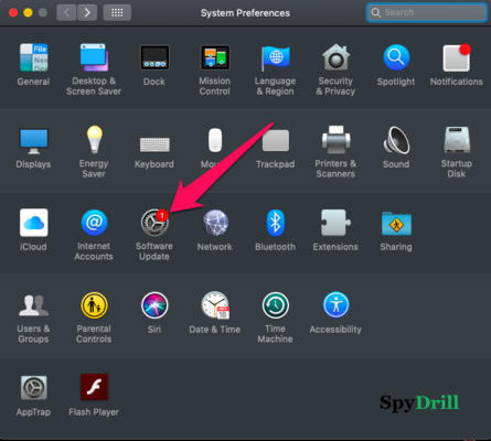 Mise à jour logicielle